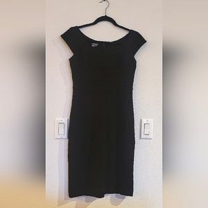 Muse Black Stretch Sleeveless Party Cocktail Bodycon Dress Very Mildly U…